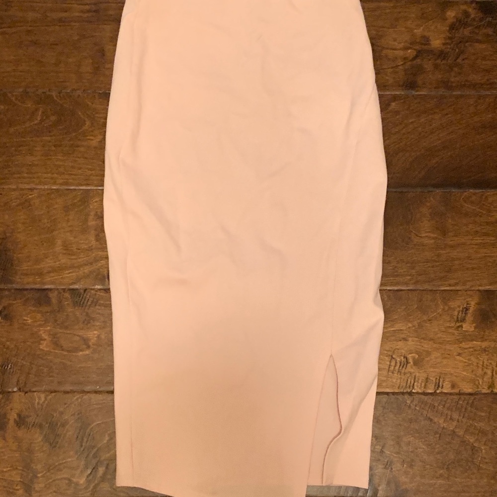 Light Pink Pencil Skirt
